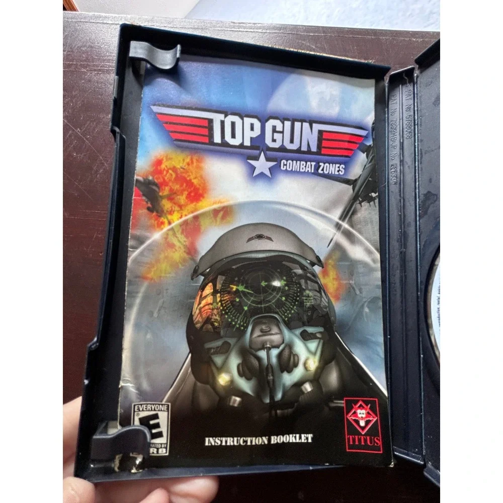 Top Gun Combat Zones Sony PlayStation 2 PS2 Game Complete CIB Blue Disc-Tested